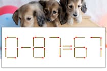 【マッチ棒パズル】正しい式にしよう！「0-87=67」【毎日脳トレ】
