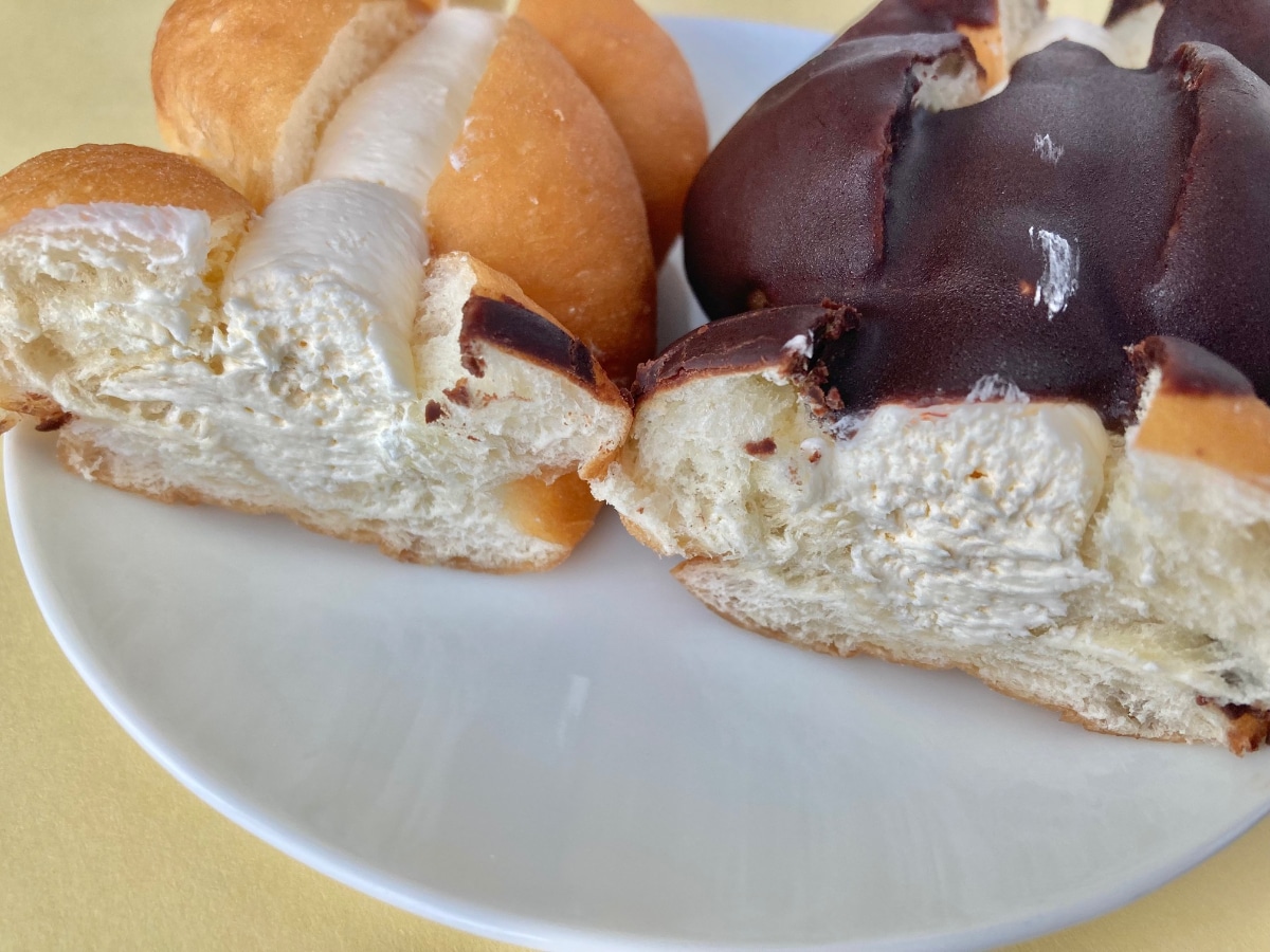 とっーーーても甘くてGOOD！【ローソン】カスタードホイップがたっぷりのツイストドーナツ