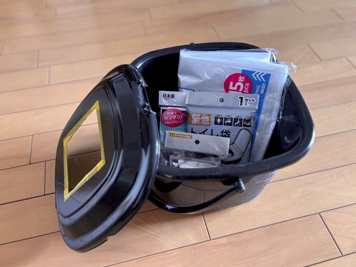 100均の簡易トイレで防災対策|備えあれば憂いなし。作り方も紹介【ダイソー・セリア・キャンドゥ】