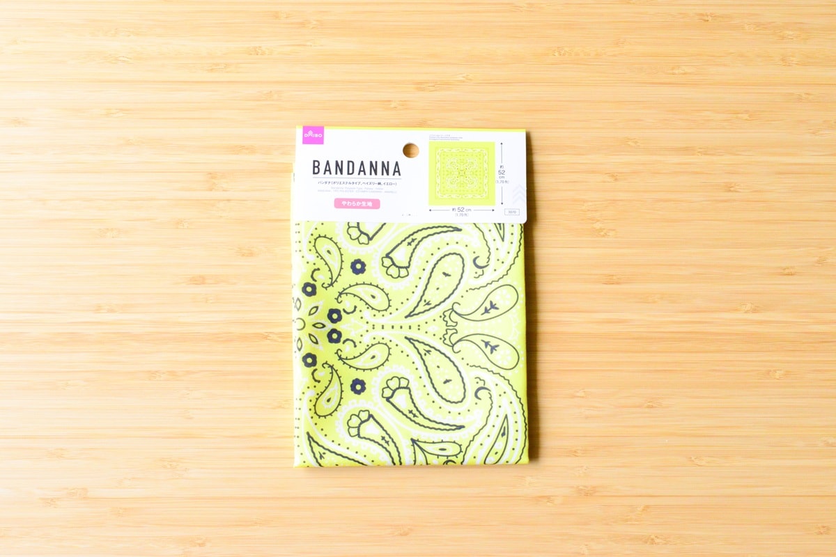 100均のバンダナはおしゃれで使える！【セリア・ダイソー・キャンドゥ】
