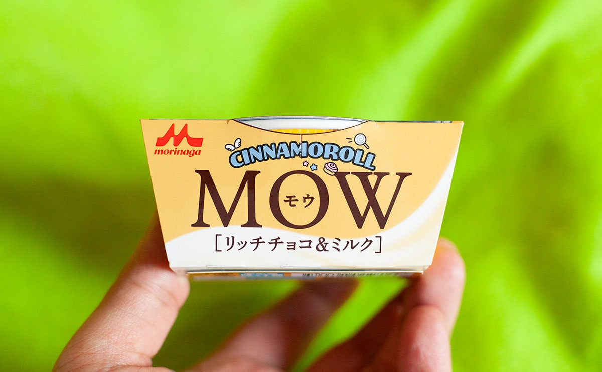 【森永乳業】かわいくて、おいしい。シナモロールコラボの『MOW』を食べてみた