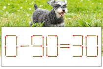 【マッチ棒パズル】正しい式にしよう！「0-90=30」【毎日脳トレ】