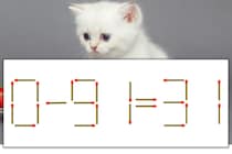 【マッチ棒パズル】正しい式にしよう！「0-91=31」【毎日脳トレ】