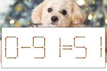 【マッチ棒パズル】正しい式にしよう！「0-91=51」【毎日脳トレ】