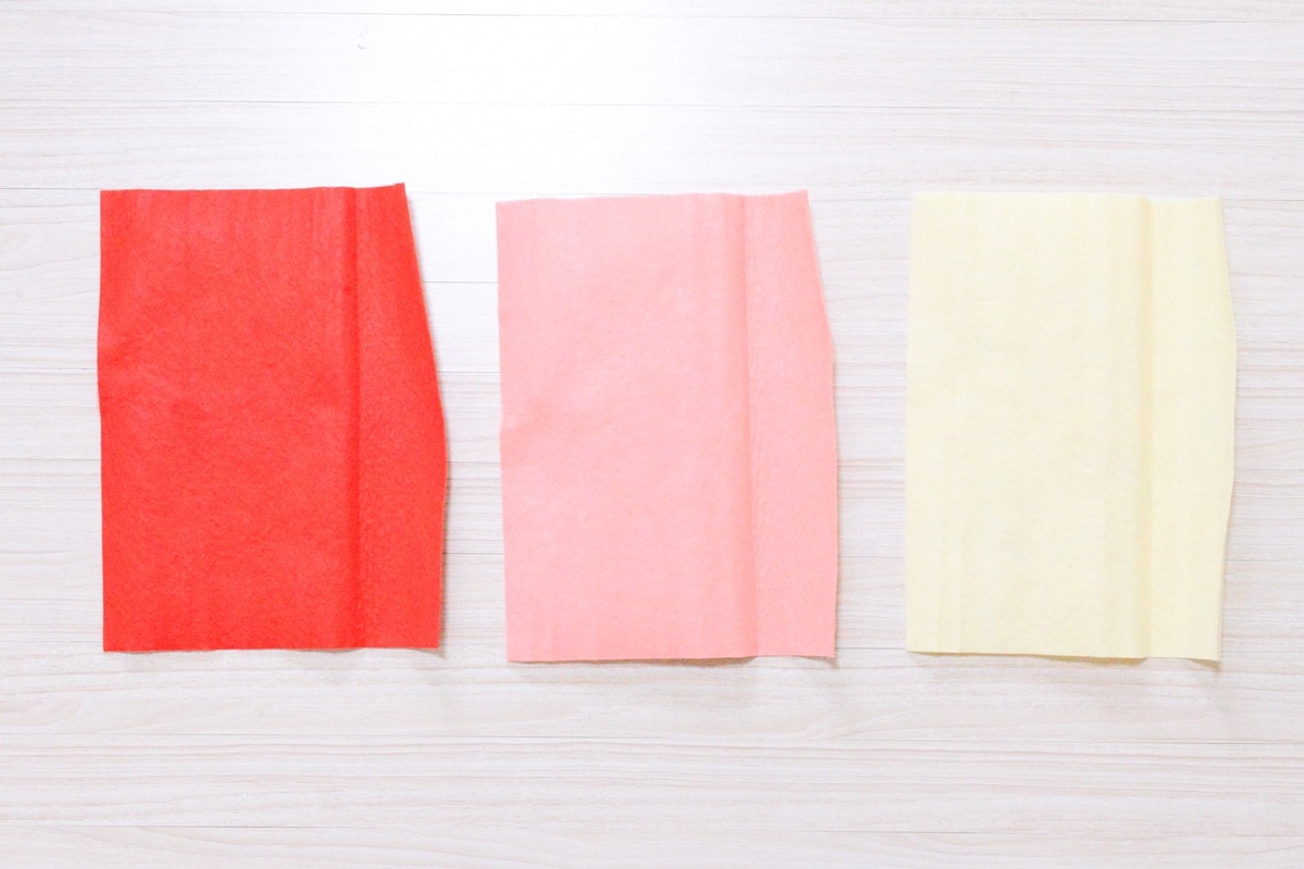 100均のフェルトを比較してみた！【セリア・キャンドゥ・ダイソー】