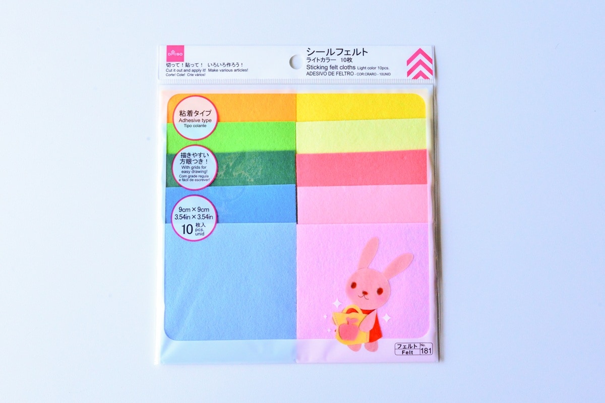 100均のフェルトを比較してみた!【セリア・キャンドゥ・ダイソー】