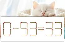 【マッチ棒パズル】正しい式にしよう！「0-93=33」【毎日脳トレ】