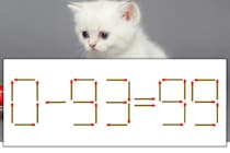 【マッチ棒パズル】正しい式にしよう！「0-93=99」【毎日脳トレ】