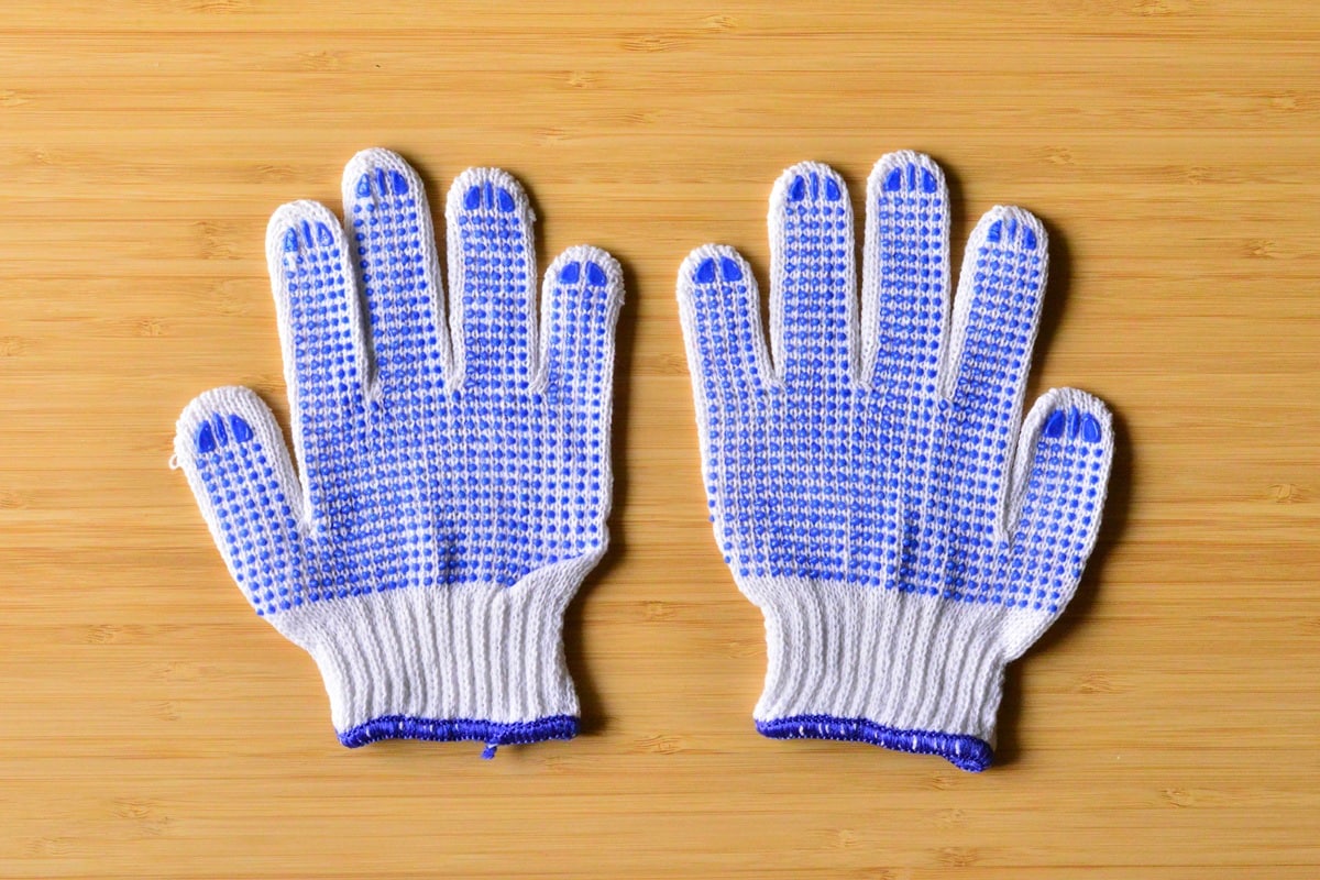100均の軍手買ってみた！【セリア・ダイソー・キャンドゥ】ラバー軍手も紹介
