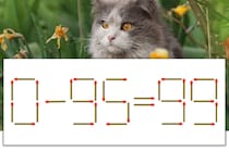 【マッチ棒パズル】正しい式にしよう！「0-95=99」【毎日脳トレ】