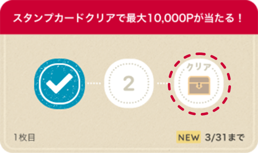 【d払いdカードスタンプ】最大で10000ptのdポイントが当たる！
