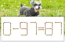 【マッチ棒パズル】正しい式にしよう！「0-97=87」【毎日脳トレ】