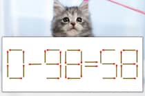 【マッチ棒パズル】正しい式にしよう！「0-98=58」【毎日脳トレ】