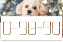 【マッチ棒パズル】正しい式にしよう！「0-98=90」【毎日脳トレ】