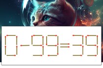 【マッチ棒パズル】正しい式にしよう！「0-99=39」【毎日脳トレ】