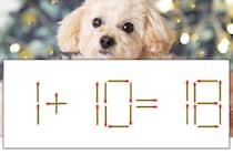 【マッチ棒パズル】正しい式にしよう！「1+10=18」【毎日脳トレ】
