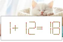 【マッチ棒パズル】正しい式にしよう！「1+12=18」【毎日脳トレ】