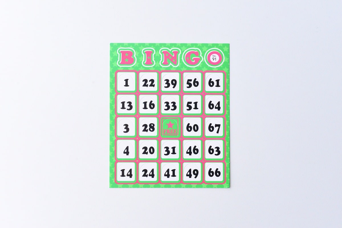 100均のビンゴカードにはどんな種類がある?【セリア・キャンドゥ・ダイソー】