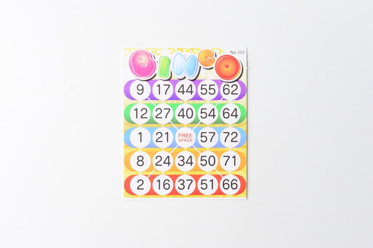 100均のビンゴカードにはどんな種類がある?【セリア・キャンドゥ・ダイソー】