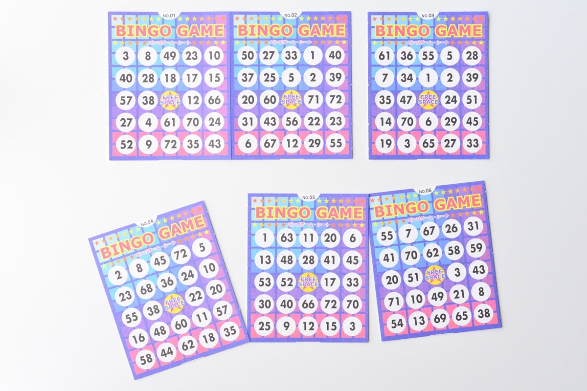 100均のビンゴカードにはどんな種類がある？【セリア・キャンドゥ・ダイソー】