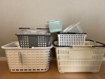 【100均】取っ手付きカゴを9商品買ってみた！ダイソー・セリア・キャン★ドゥを比較