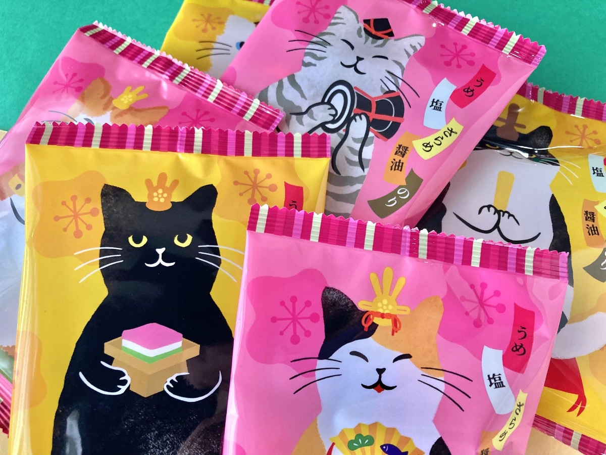 パッケージが全部可愛い！小粒で食べやすい！【カルディ】5種類の味が楽しめる「ひにゃあられ」