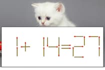【マッチ棒パズル】正しい式にしよう！「1+14=27」【毎日脳トレ】
