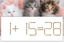 【マッチ棒パズル】正しい式にしよう！「1+15=28」【毎日脳トレ】