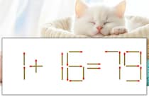 【マッチ棒パズル】正しい式にしよう！「1+16=79」【毎日脳トレ】