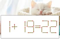 【マッチ棒パズル】正しい式にしよう！「1+19=22」【毎日脳トレ】