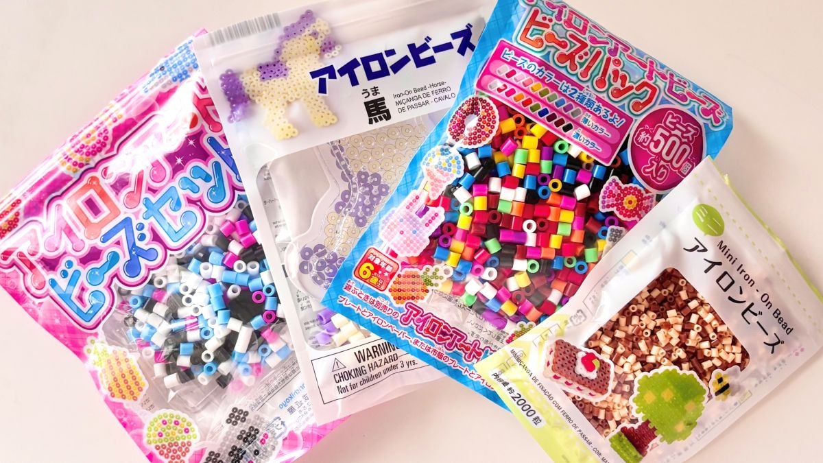 100均のアイロンビーズがすごい！コスパ最強で子どもが夢中に♡