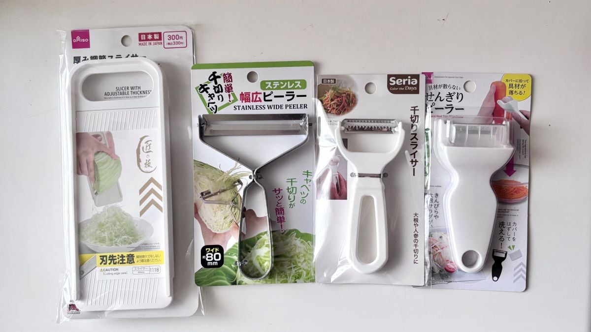 100均の千切りスライサー比較！ まさかの結果に驚き…結局おすすめはどれ？ 【ダイソー・セリア・キャンドゥ】