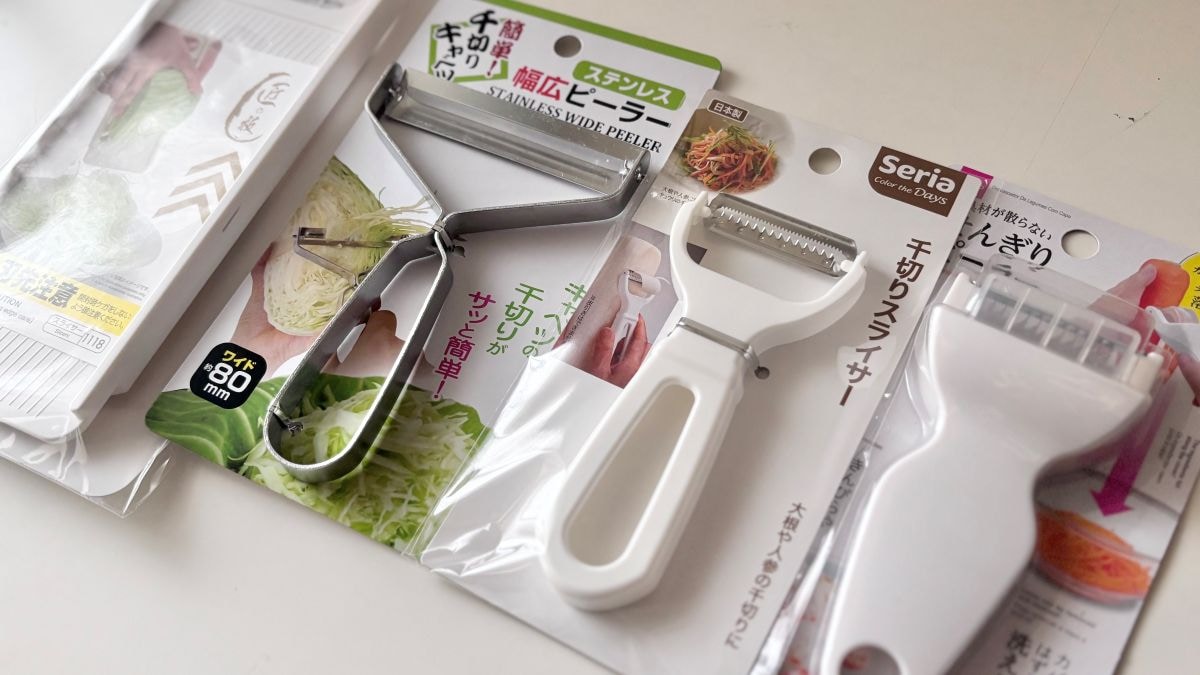 100均の千切りスライサー比較！ まさかの結果に驚き…結局おすすめはどれ？ 【ダイソー・セリア・キャンドゥ】
