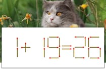 【マッチ棒パズル】正しい式にしよう！「1+19=26」【毎日脳トレ】