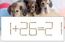 【マッチ棒パズル】正しい式にしよう！「1+26=21」【毎日脳トレ】