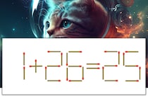 【マッチ棒パズル】正しい式にしよう！「1+26=25」【毎日脳トレ】
