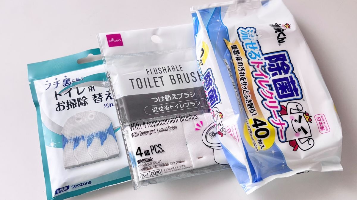 「トイレ掃除の使い捨てブラシ」を100均で発見！ 代用品も要チェック【ダイソー・セリア・キャンドゥ】