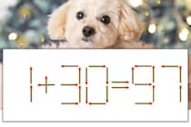 【マッチ棒パズル】正しい式にしよう！「1+30=97」【毎日脳トレ】