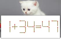 【マッチ棒パズル】正しい式にしよう！「1+34=47」【毎日脳トレ】