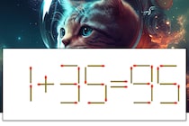 【マッチ棒パズル】正しい式にしよう！「1+35=95」【毎日脳トレ】