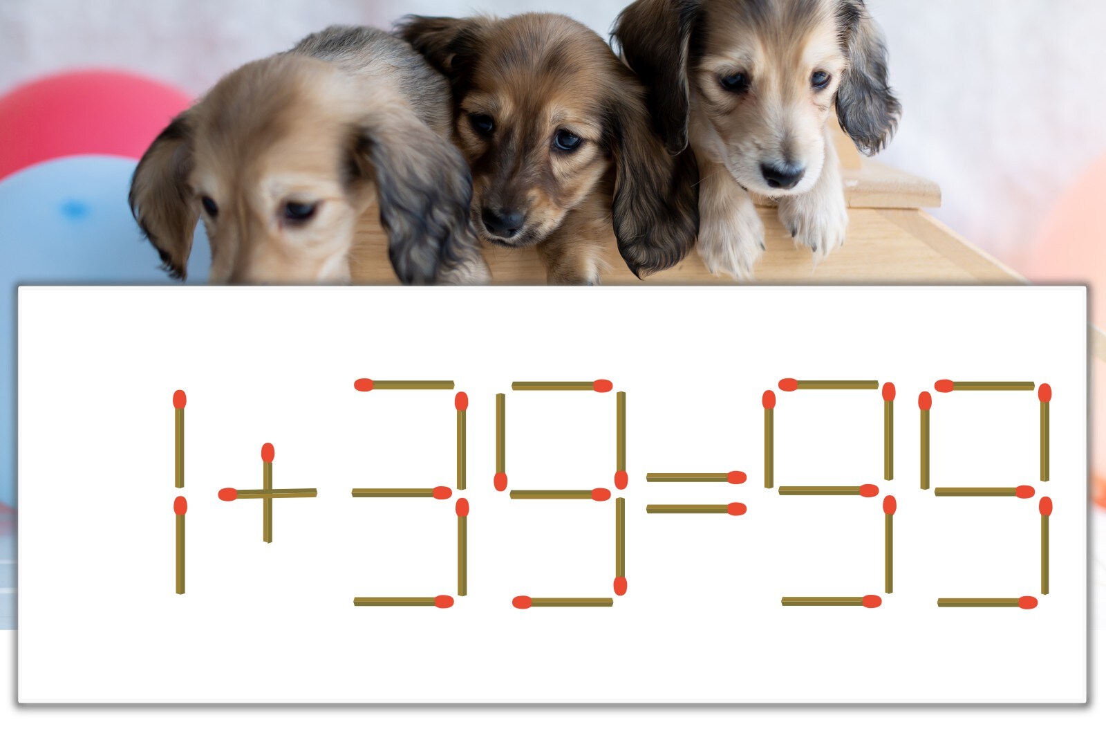 マッチ棒パズル】正しい式にしよう！「1+39=99」【毎日脳トレ 