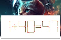 【マッチ棒パズル】正しい式にしよう！「1+40=47」【毎日脳トレ】