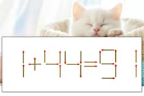 【マッチ棒パズル】正しい式にしよう！「1+44=91」【毎日脳トレ】