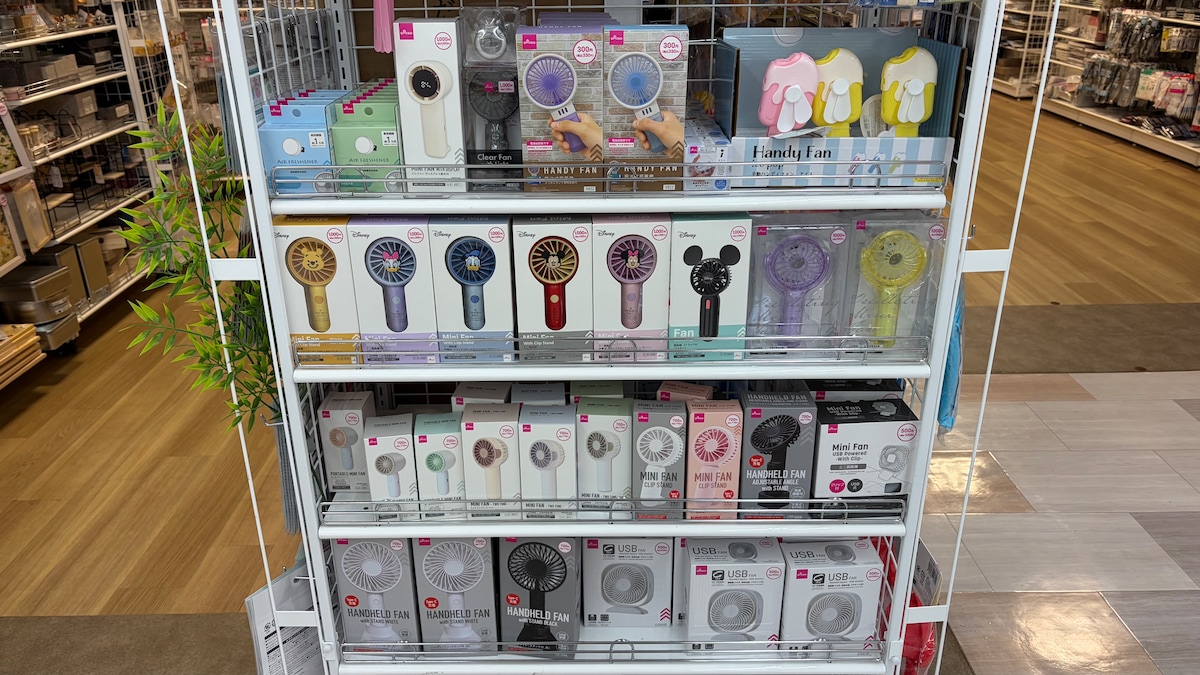 100均のミニ扇風機を買ってみた！ダイソー・セリア・キャン★ドゥを調査
