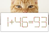 【マッチ棒パズル】正しい式にしよう！「1+46=93」【毎日脳トレ】