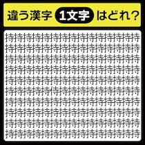 「持の中に隠れてるのは？」漢字間違い探しで脳トレしよう！【毎日脳トレ】【クイズ】