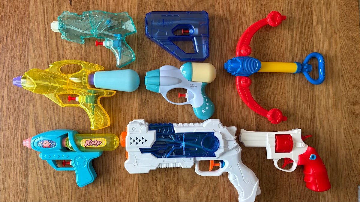 子どもが大喜び！100均の水鉄砲を8商品買って比べてみた【ダイソー・セリア・キャン★ドゥ】