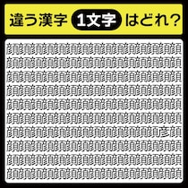 「顔の中に隠れてるのは？」漢字間違い探しで脳トレしよう！【毎日脳トレ】【クイズ】