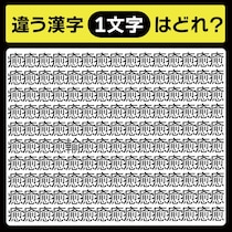 「癒の中に隠れてるのは？」漢字間違い探しで脳トレしよう！【毎日脳トレ】【クイズ】
