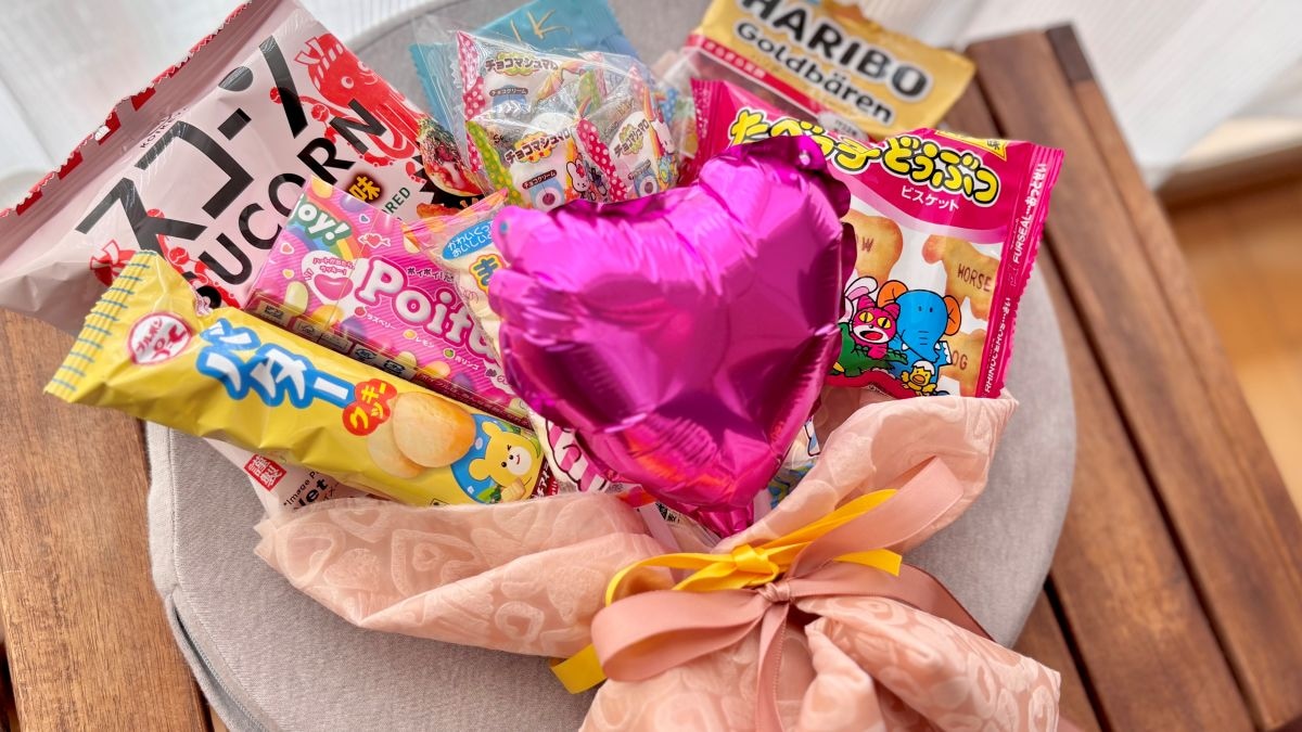 100均でお菓子ブーケを手作りしよう! 写真映えする包み方やコツも紹介